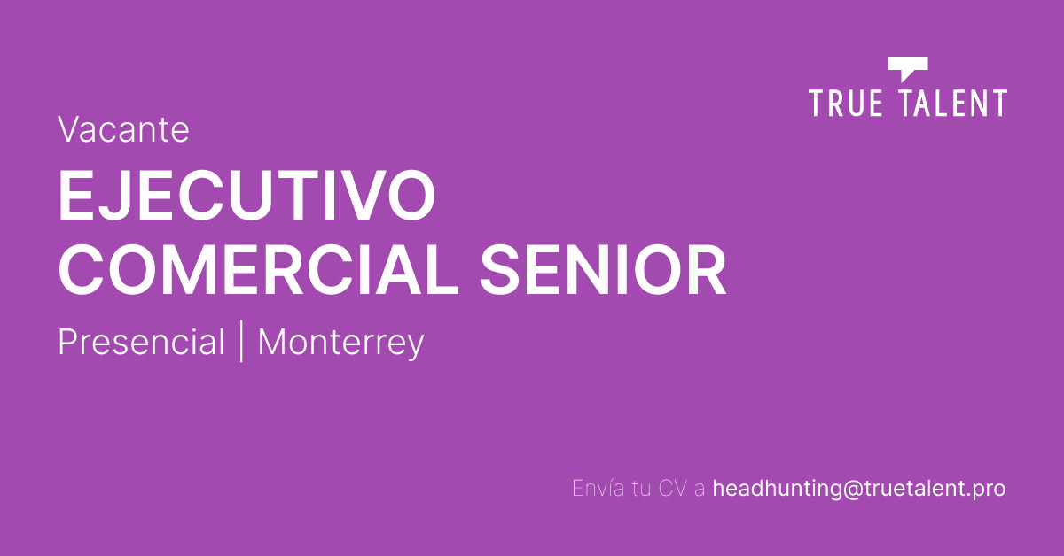 Ejecutivo Comercial Sr.