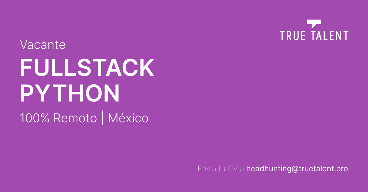 Desarrollador Full-Stack Python