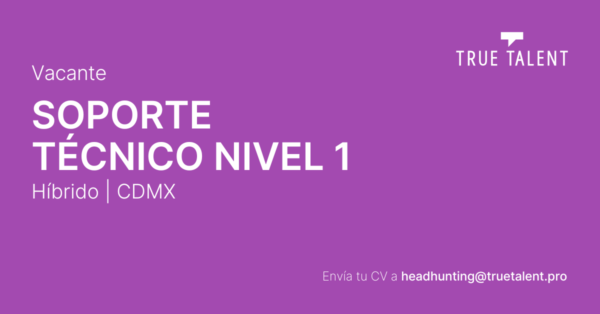 Soporte Técnico Nivel 1